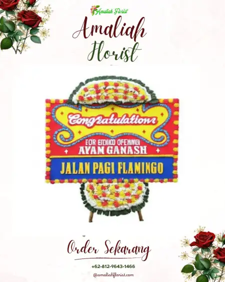 Sewa Papan Bunga Rungan Barat